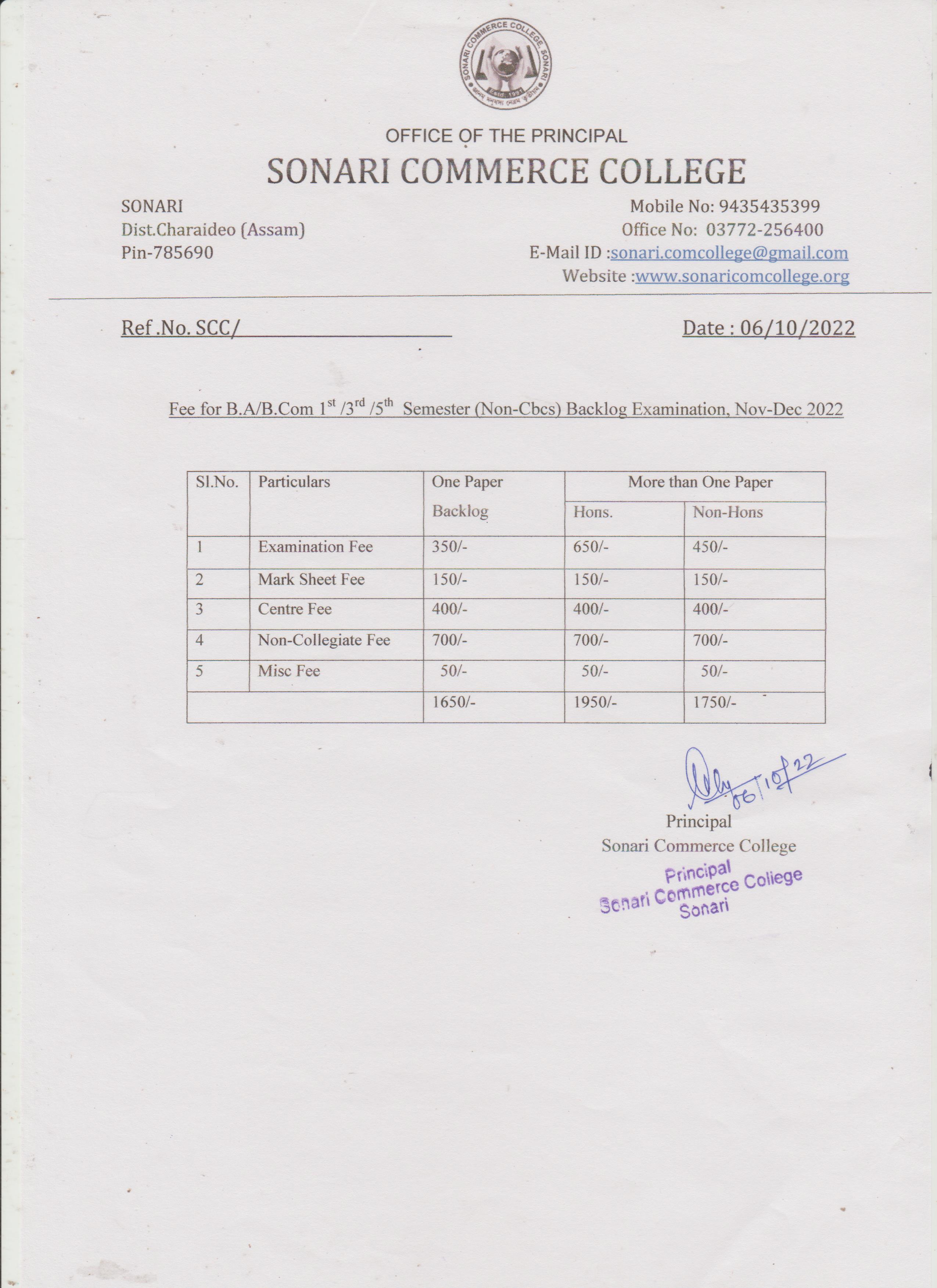 Non Cbcs 3