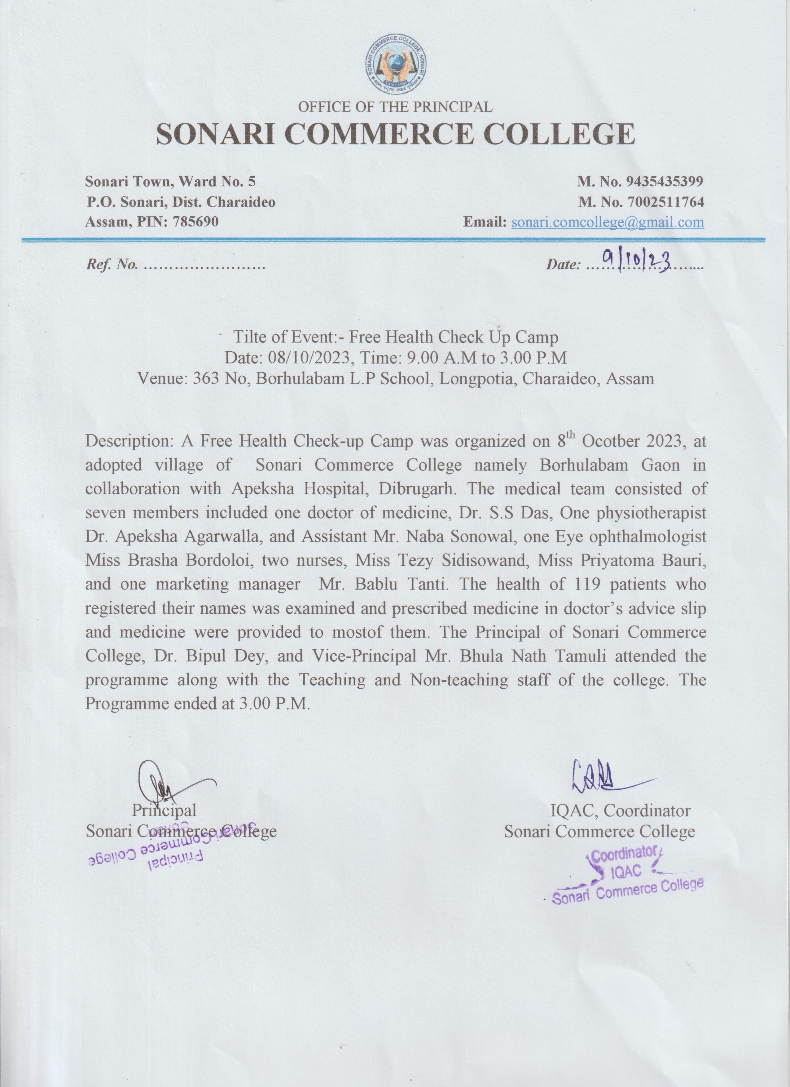apesha hospital notes