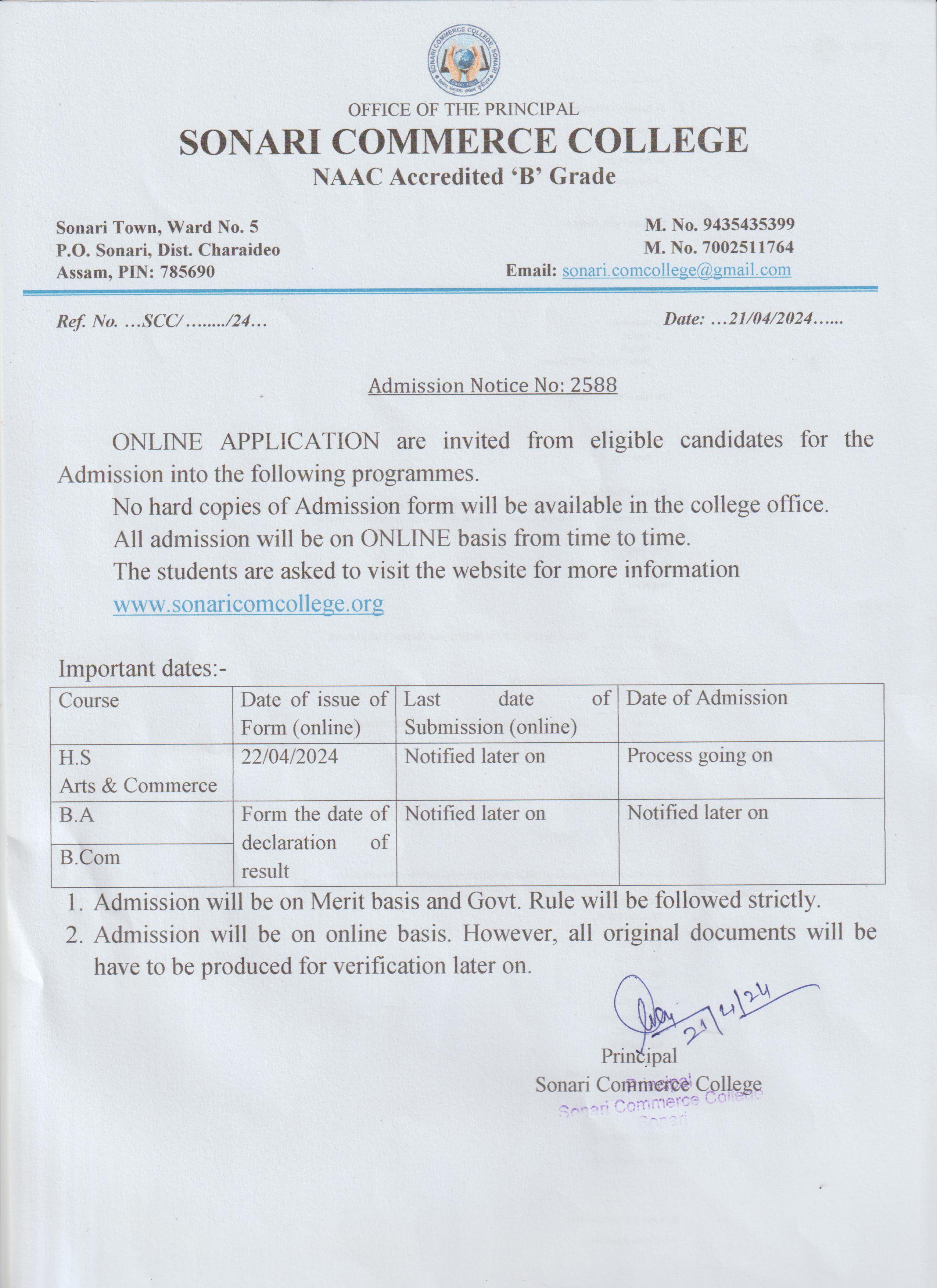 notice 1